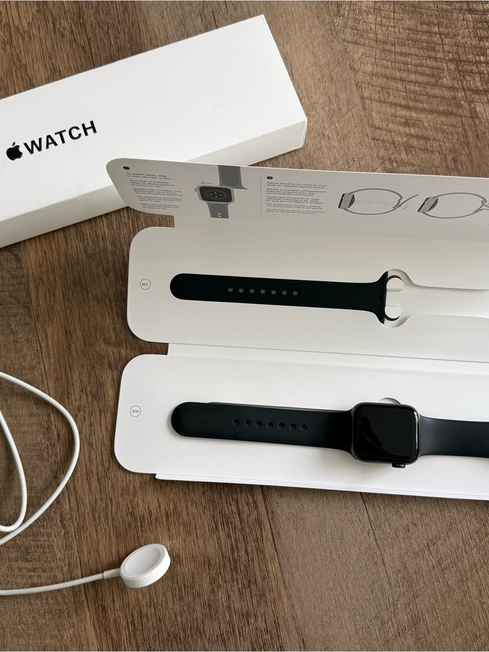 Apple Watch Black Sport Band Smartwatch